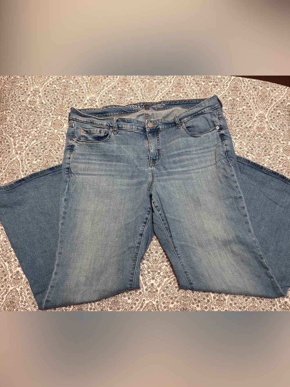 torrid Light Blue Flare Jeans